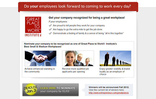 A Great Place To Work