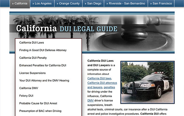 California DUI Legal Guide
